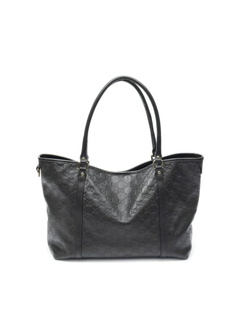Gucci Joy Line Tote Bag Dark Brown Guccissima